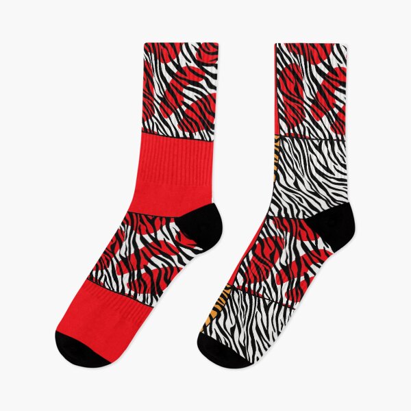 Item preview,  Red White And Brown Zebra Print Pattern designed and sold by FranzNCandy.