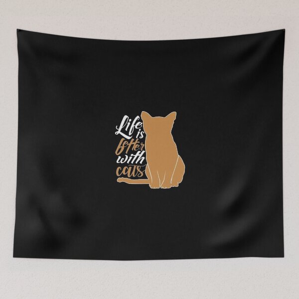 Item preview, Life Is Better With Cats designed and sold by Animoxz3.