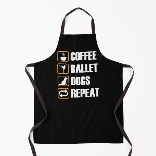 Item preview, Coffee Ballet Dogs Repeat designed and sold by TooFlyDesign.