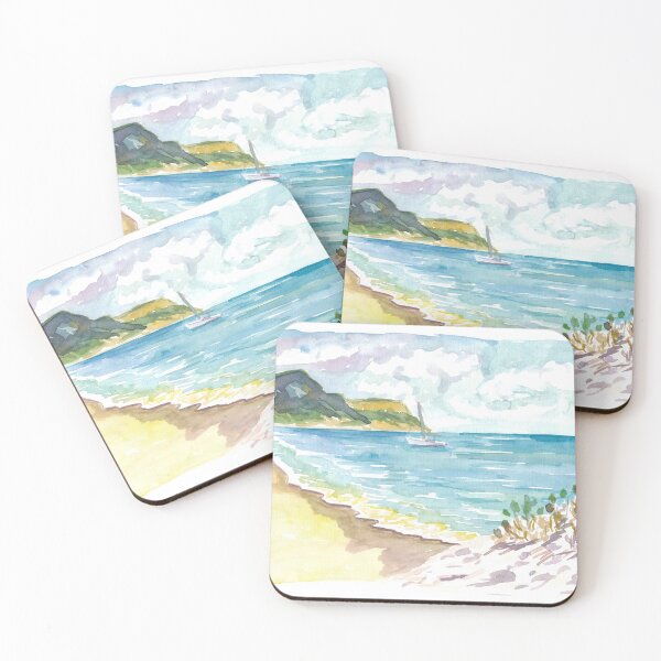 Item preview, Anse de Grande Saline Saint Barthelemy Caribbean Beach Scene designed and sold by artshop77.