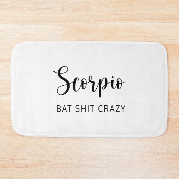 Item preview, Zodiac Sign gift  scorpio bat shit crazy  omniscience, Birthday Gift, Horoscope    Funny Meme Gift for Best Friend designed and sold by joygift369.
