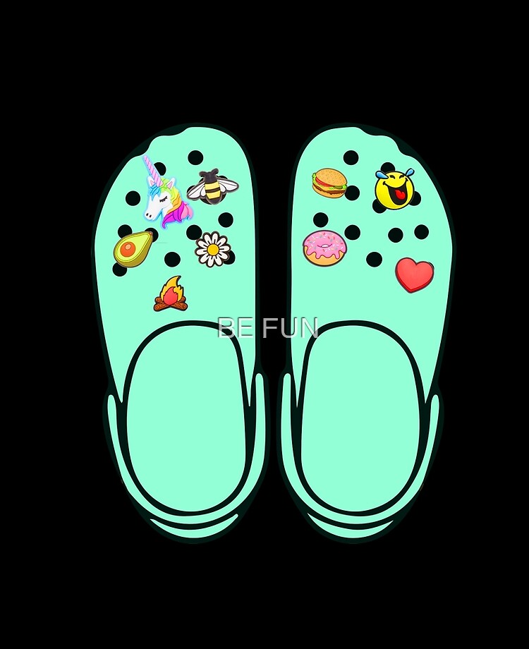 Crocs jibbitz Funny' iPad Case & Skin for Sale by BE FUN