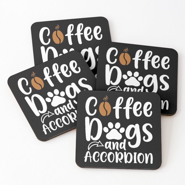 Item preview, Coffee Dogs And Accordion designed and sold by TooFlyDesign.