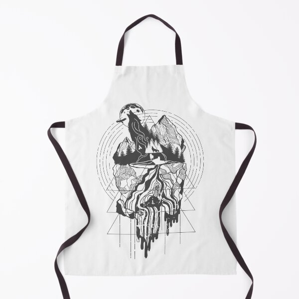 Item preview, Wolf Surreal Landscape Geometry designed and sold by KrisSidDesigns.