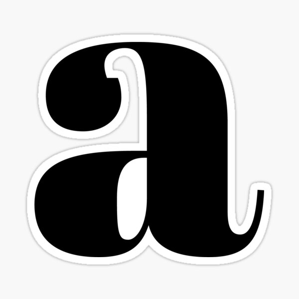Darice Large Sans Serif Letter Stickers: Black Foil w/Outline, 78