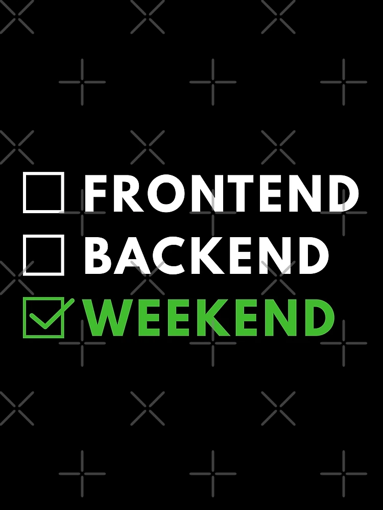 Thumbnail 3 of 3, Scarf, Frontend Backend Weekend Developer Programmer Coding Life designed and sold by Piztees.