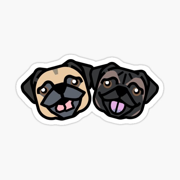 Item preview, Two pugs designed and sold by VanyaKar.