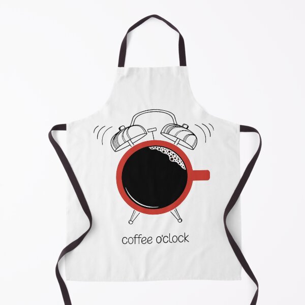 Item preview, Coffee O'Clock - Coffee Break Time with Alarm Clock Made From Cup Of Coffee designed and sold by WearWolfDesigns.