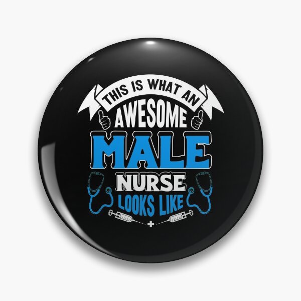 Item preview, Funny Male Nurse Awesome Nursing designed and sold by TooFlyDesign.