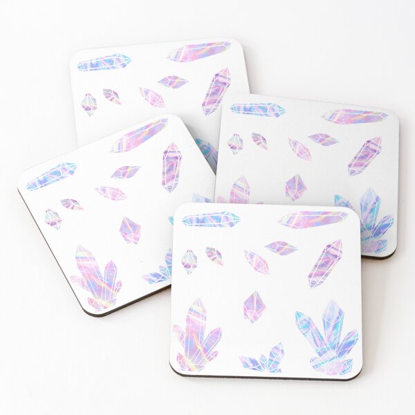 Item preview, Holographic blue and pink crystals designed and sold by ChaotiKatt.