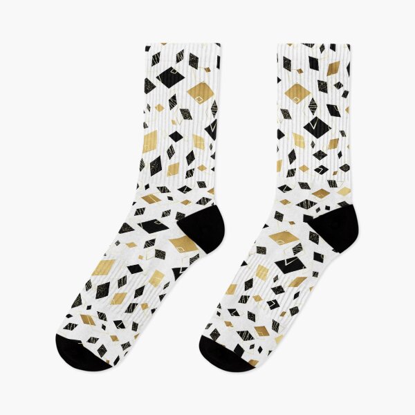 Item preview, Black and Gold Geometric Diamonds in Seamless Pattern designed and sold by Tinaholleyart.