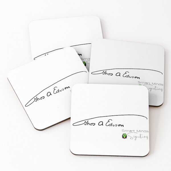 Aperçu de l'œuvre Série Signatures Thomas Edison créée et vendue par ThinkinClothing.