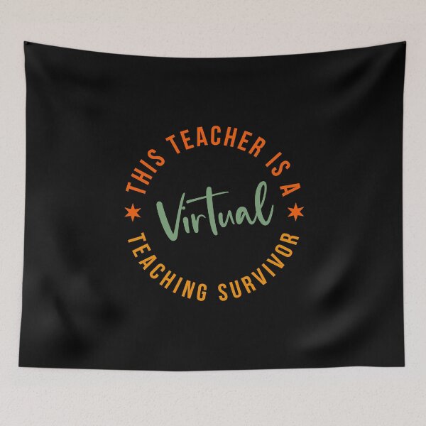 Item preview, This Teacher is a Virtual Teaching Survivor-Teacher Appreciation designed and sold by DiensDesign.