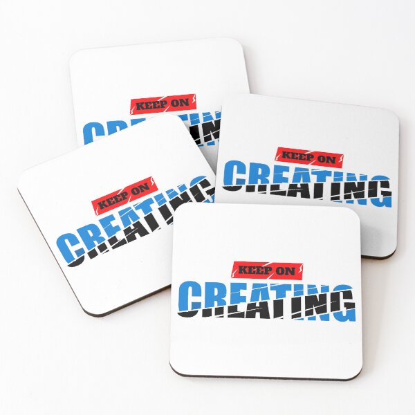 Item preview, KEEP ON CREATING designed and sold by yellow-point.