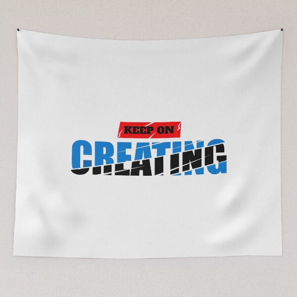 Item preview, KEEP ON CREATING designed and sold by yellow-point.