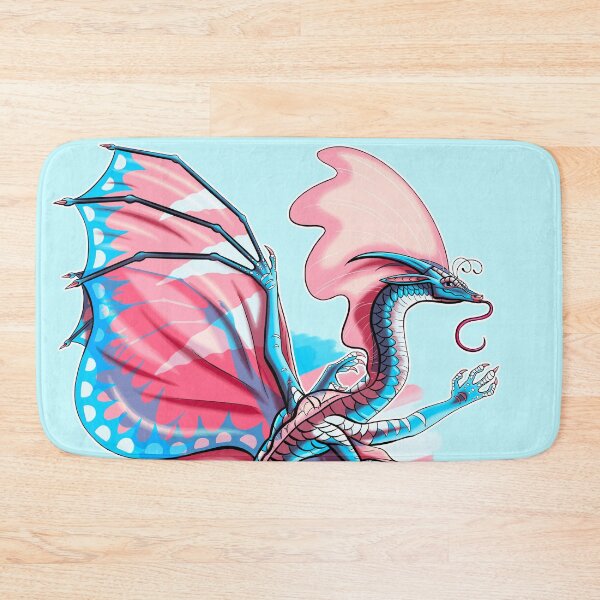 Item preview, Trans Pride Dragon designed and sold by Kimberly Holbrook Arts.