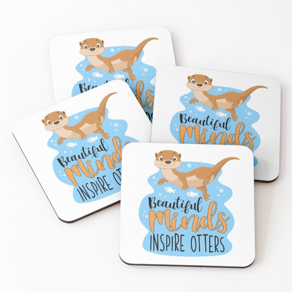 Item preview, Beautiful Minds Inspire Otters | Otter lover designed and sold by Petra Becker.