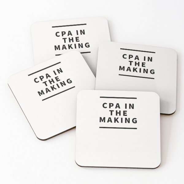 Item preview, CPA in the making Future CPA Stylish Text Design. designed and sold by Evartdesign.