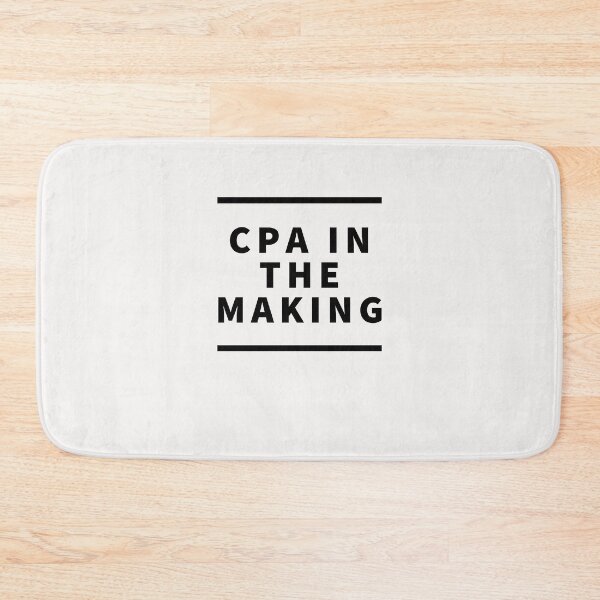 Item preview, CPA in the making Future CPA Stylish Text Design. designed and sold by Evartdesign.