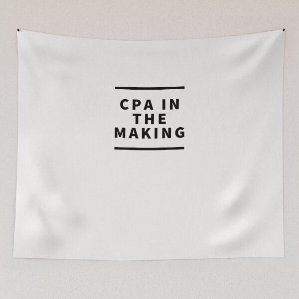 Item preview, CPA in the making Future CPA Stylish Text Design. designed and sold by Evartdesign.