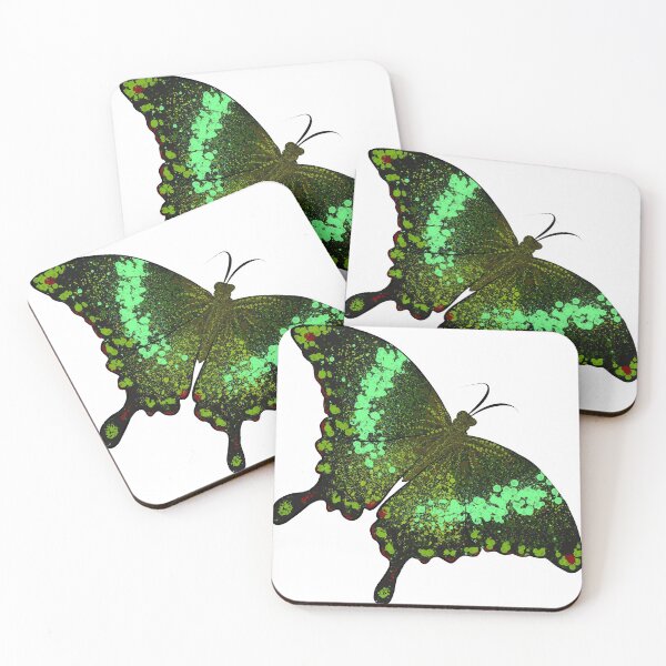 Item preview, Green Paintsplatter Buttterfly designed and sold by Zovanah.