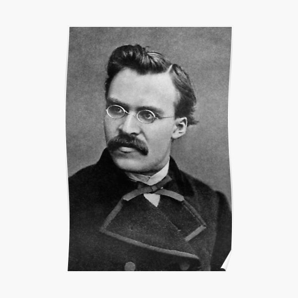 Friedrich Nietzsche Self Portrait Poster