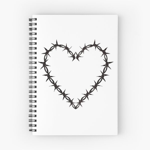 Item preview, Ignorant Tattoo Barbed Wire Heart - black designed and sold by 10pmCreations.