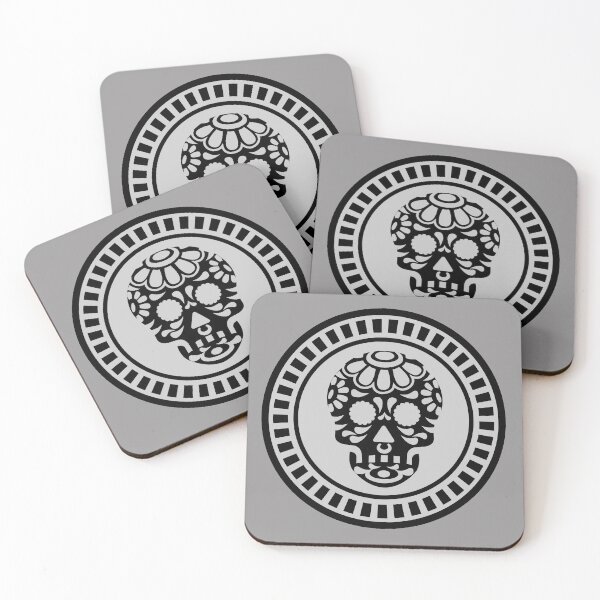 Item preview, Skull Black & Grey Ornamental designed and sold by ArtofDissent.