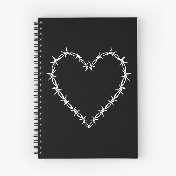 Item preview, Ignorant Tattoo Barbed Wire Heart - black & white designed and sold by 10pmCreations.