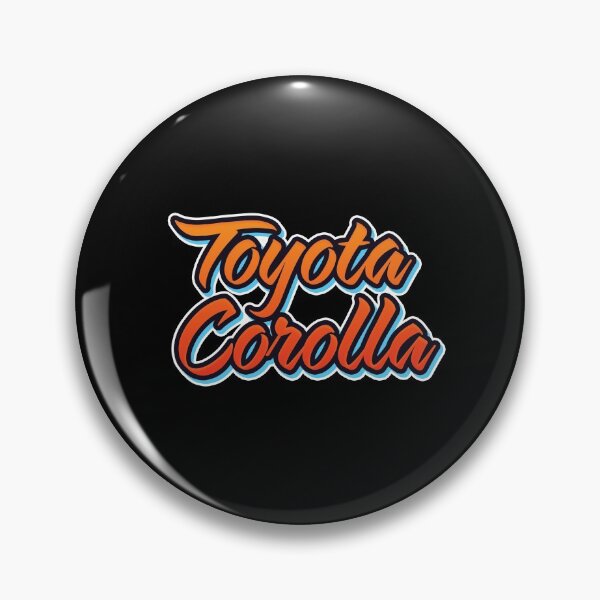 Item preview, Toyota Corolla - Vintage Colorful Text designed and sold by Jdm-Knights.