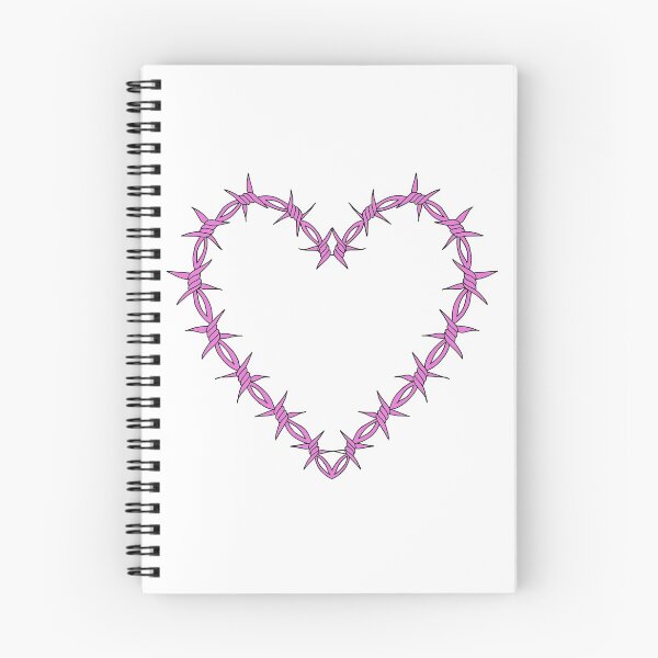 Item preview, Ignorant Tattoo Barbed Wire Heart - pink designed and sold by 10pmCreations.