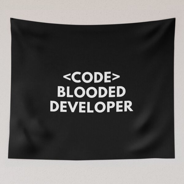 Item preview, Code Blooded Developer Programmer Coding Life designed and sold by Piztees.