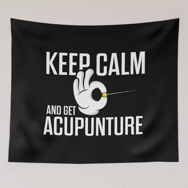 Item preview, Keep Calm And Get Acupuncture Acupuncturist designed and sold by TooFlyDesign.