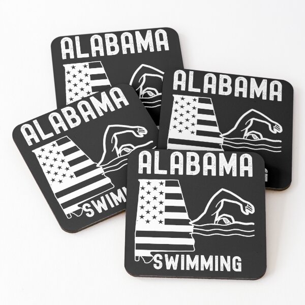 Item preview, Alabama State Flag Swimming Lovers Gifts designed and sold by fra02.