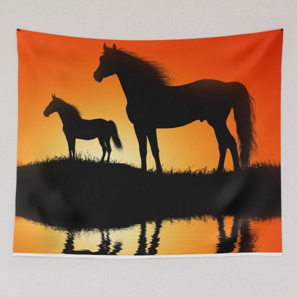 Item preview,  Tapestries,Tapestry,throw blankets,comforters,duvet covers ,shower curtains,  Horse,Wild Horses,Riding,animal,horse art,horse posters,horse canvas,horse canvas,horse canvas art wall art,pony designed and sold by eyesight4vision.