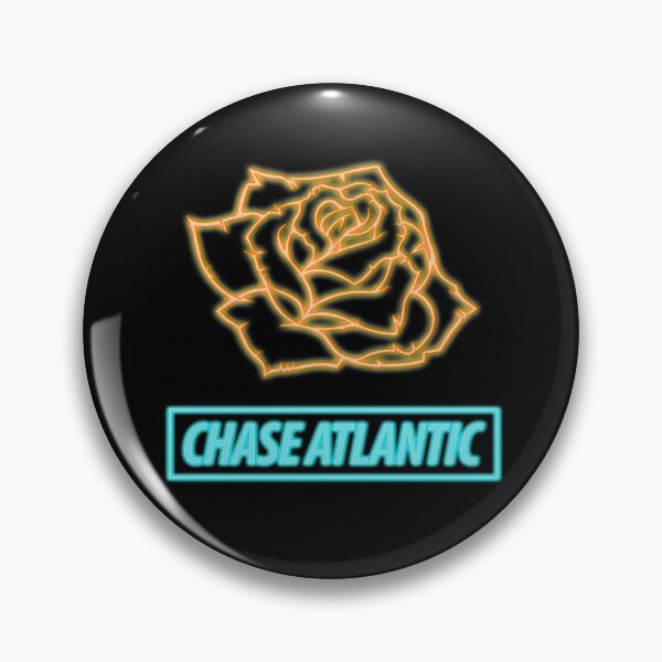 Item preview, Chase Atlantic Neon Rose Design transparent blue / orange designed and sold by Designs-Life.