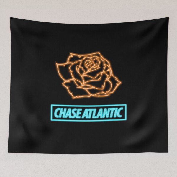 Item preview, Chase Atlantic Neon Rose Design transparent blue / orange designed and sold by Designs-Life.