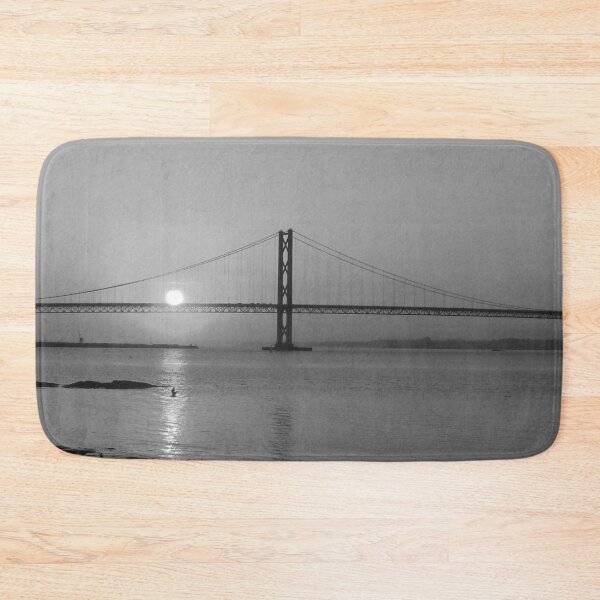 Item preview, The Forth Road Bridge at Sunset - B&W designed and sold by tomg.