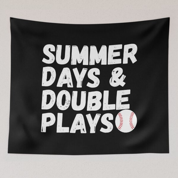 Item preview, Summer Days And Double Plays Baseball designed and sold by TooFlyDesign.