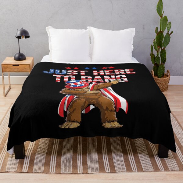 Item preview, Just Here To Bang Dab Bigfoot Family Matching USA designed and sold by PinkyTree.
