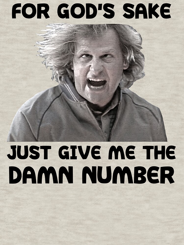"Give Me The Damn Number Dumb And Dumber" Pullover Hoodie by