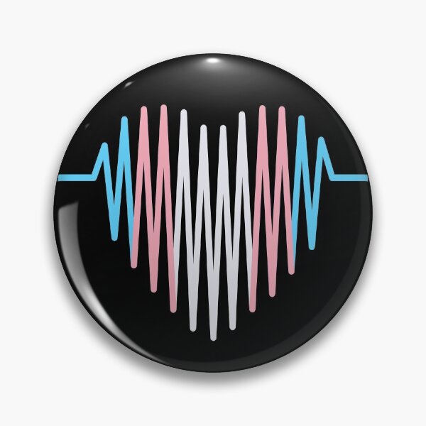 Item preview, Transsexuality Heartbeat | LGBTQ Pride designed and sold by Petra Becker.