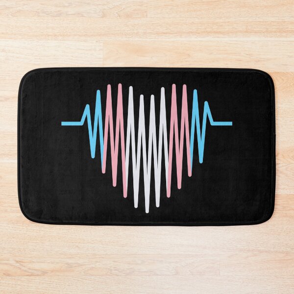 Item preview, Transsexuality Heartbeat | LGBTQ Pride designed and sold by Petra Becker.