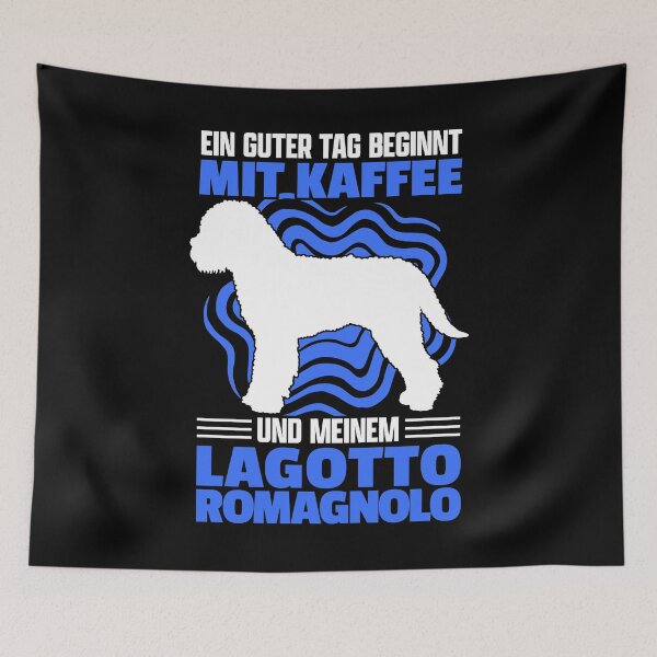 Item preview, Lagotto Romagnolo and Coffee Lagotto saying designed and sold by madgrfx.