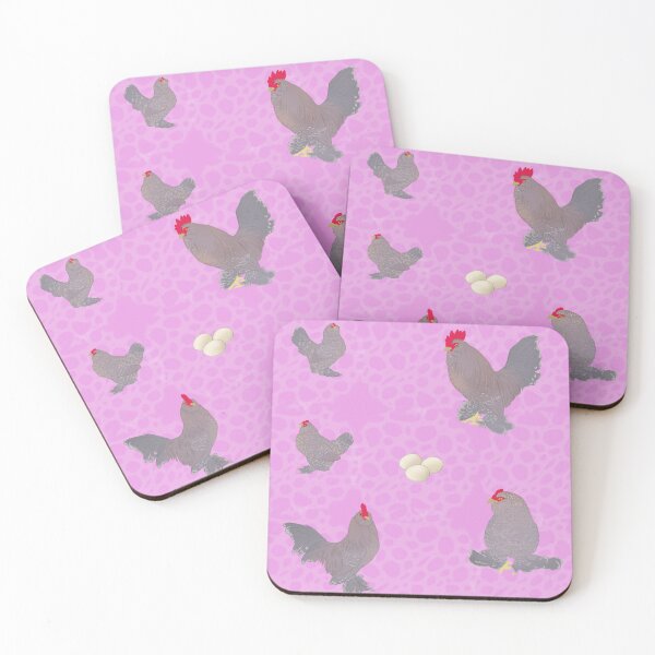 Item preview, Porcelain Belgian D'Uccle Pattern Pink designed and sold by Ashley Gagnon.