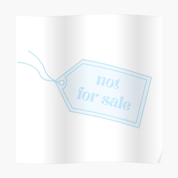 "ENHYPEN Not For Sale (blue ver.)" Poster by enhypening | Redbubble