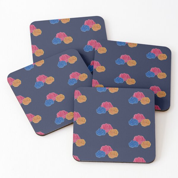 Item preview, Watercolour flowers in blue pattern  designed and sold by MilesOfArt.