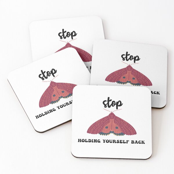 Item preview, Stop Holding Yourself Back Moth designed and sold by Natasha Rolfe.