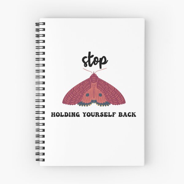 Item preview, Stop Holding Yourself Back Moth designed and sold by Natasha Rolfe.
