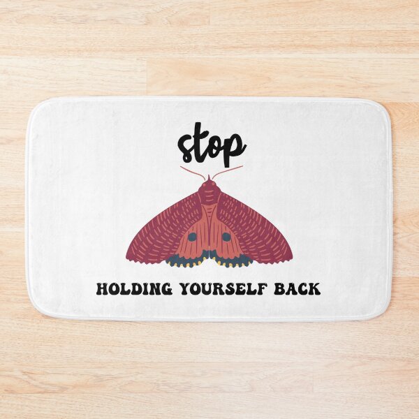 Item preview, Stop Holding Yourself Back Moth designed and sold by Natasha Rolfe.